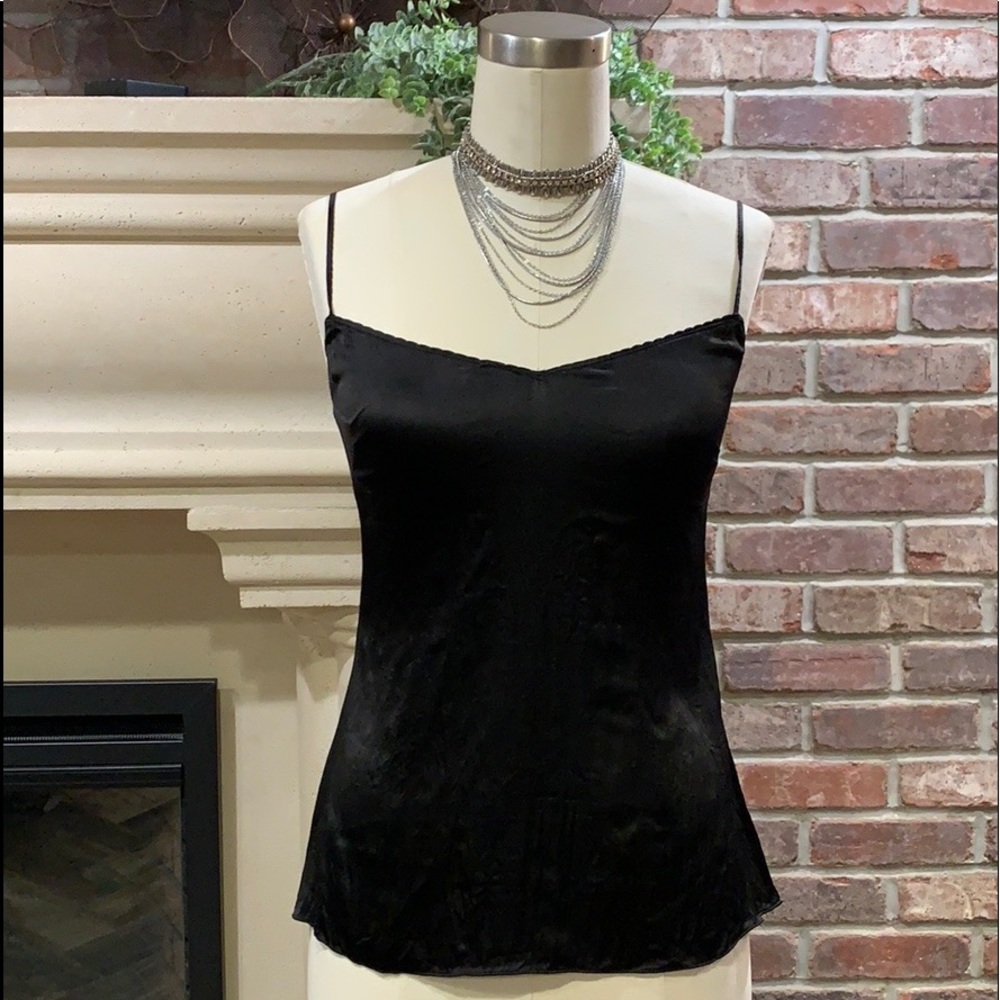 Elie Tahari Silk Black Camisole